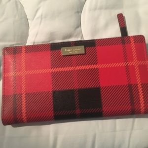 Kate Spade ♠️ wallet red& Black perfect condition